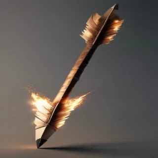 drawn arrow