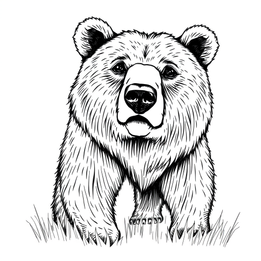 bear drawing