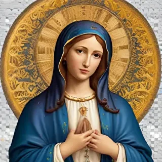 virgin mary clipart