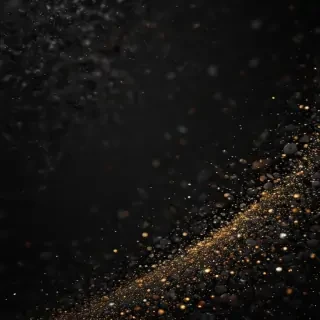 black background glitter