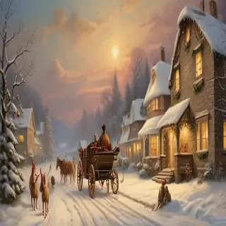antique christmas images