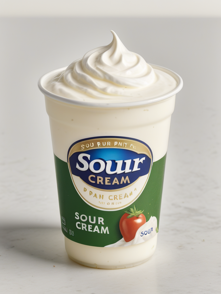 how much is a pint of sour cream