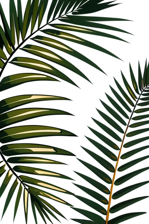 palm tree leaves png