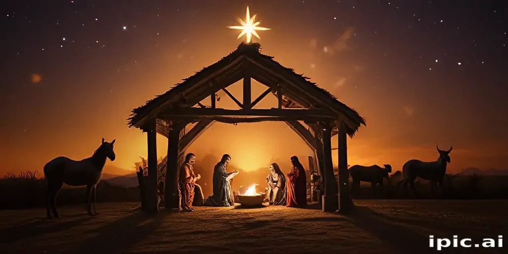 free nativity scene background images