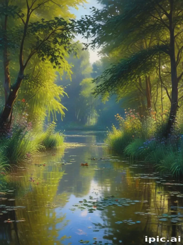 monet painting wallpaper