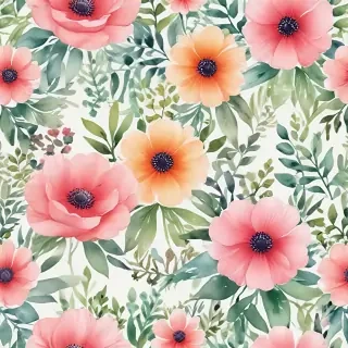background watercolor flowers
