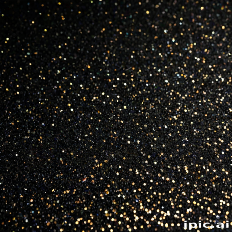 black background glitter