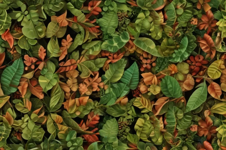 background leaves
