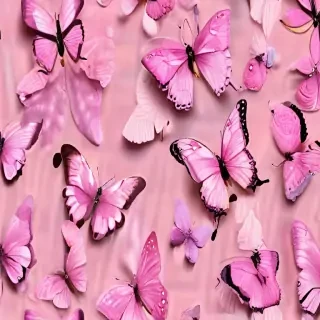 images of pink butterflies