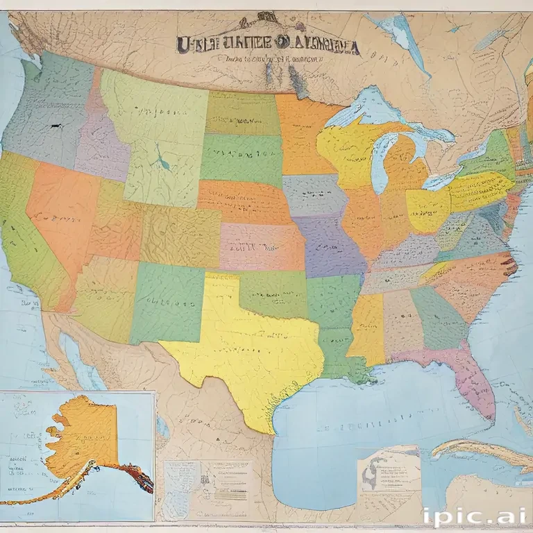 map of the united states of america