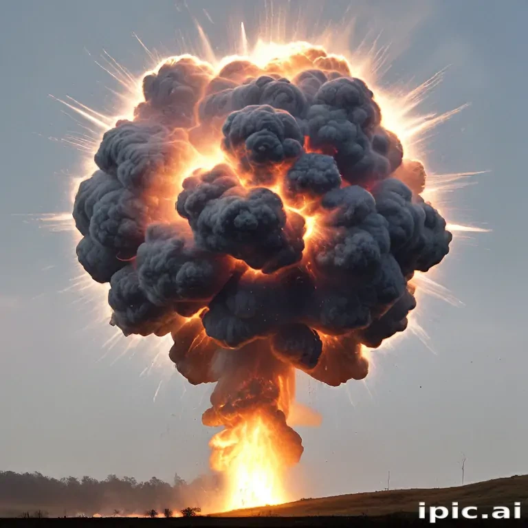 transparent explosion