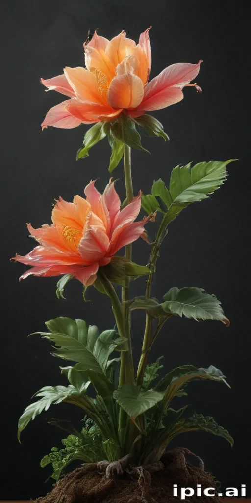 plant no background
