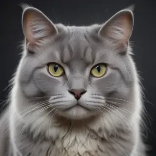 grey cat