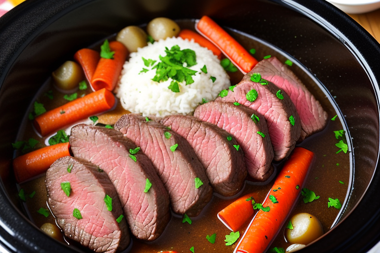 beef sirloin tip roast crock pot