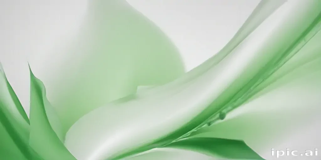 white and green background