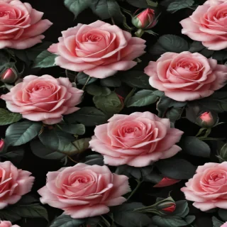 rose wallpaper black