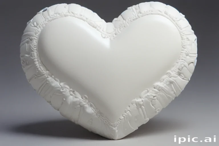 white heart