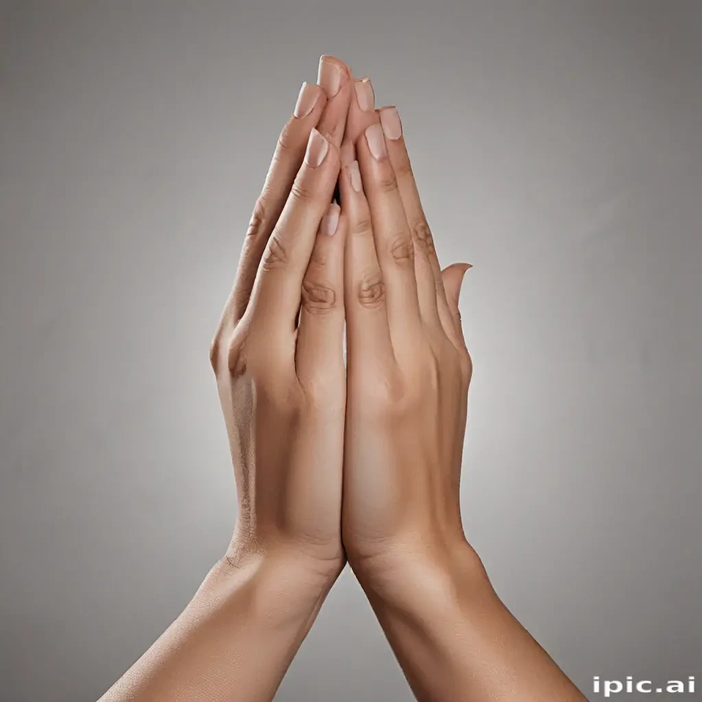 pray hands png