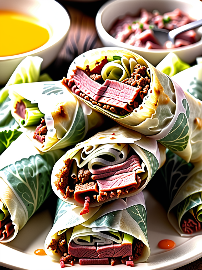 corned beef and cabbage egg rolls