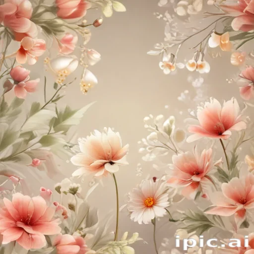 light floral background