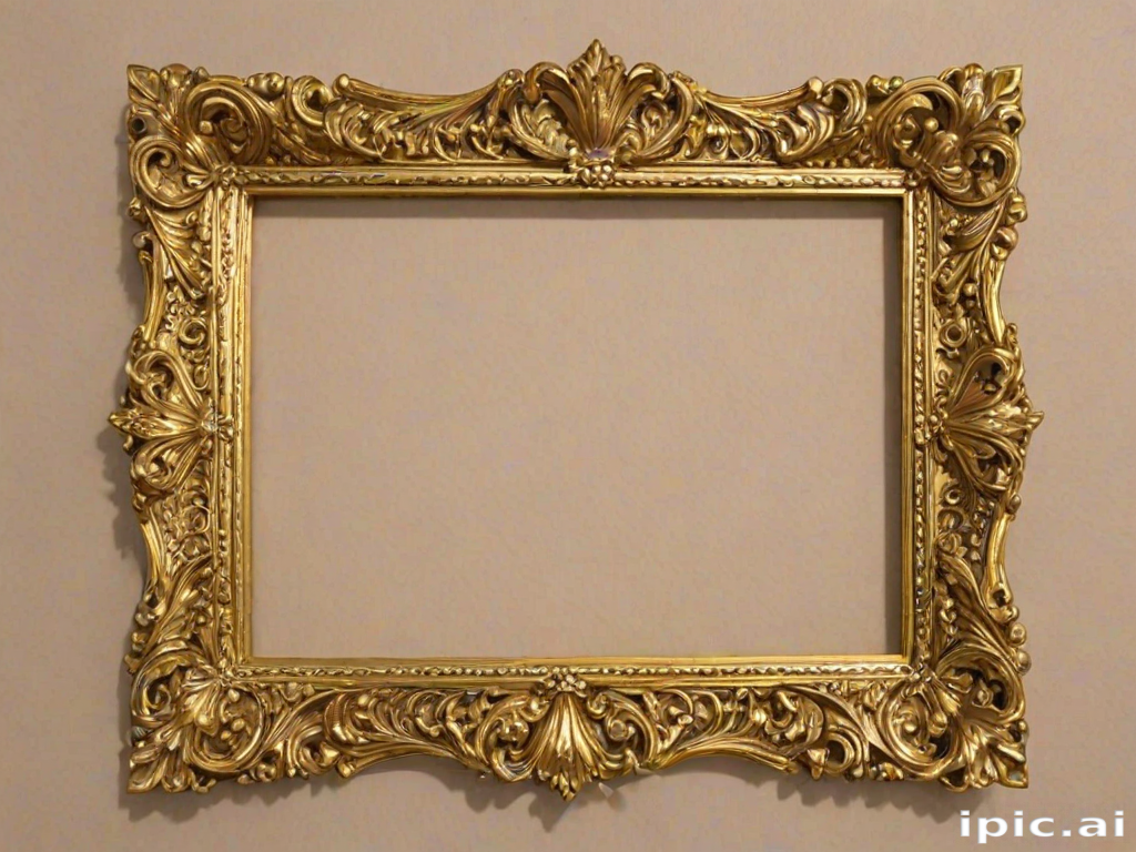 fancy gold frame