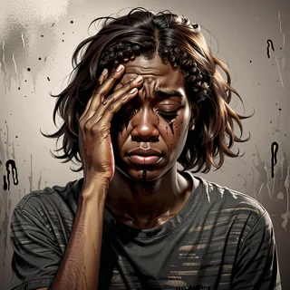 depressed png