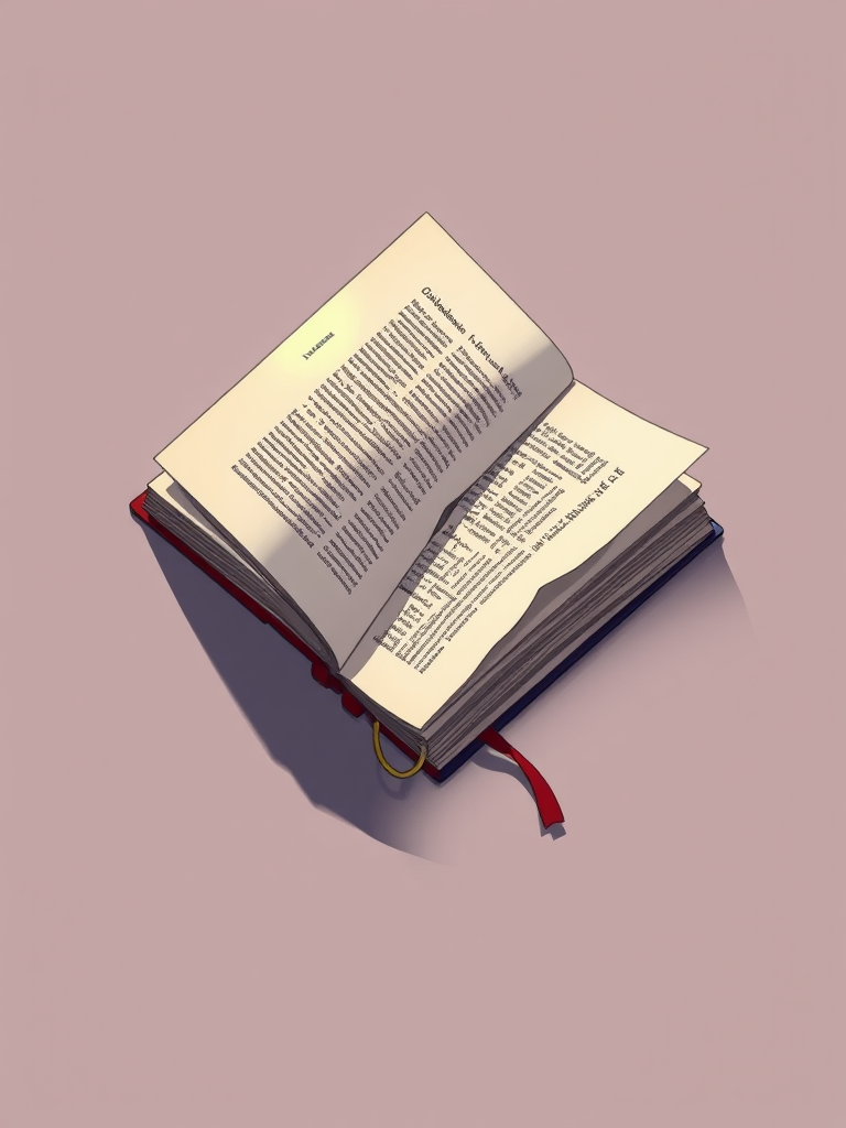 create a high-resolution illustration of a closed book with a slightly torn page, captured with a shallow depth of field at f/2.8, ISO 100, 1/60 shutter speed, in a top-down view using a DSLR camera, ensuring vibrant colors and crisp details.