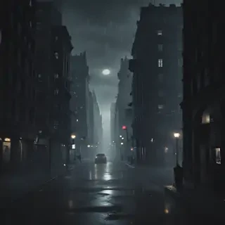 dark city background