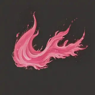 pink flames png