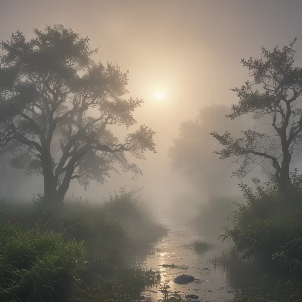 foggy background