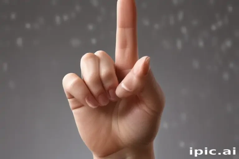 point finger png