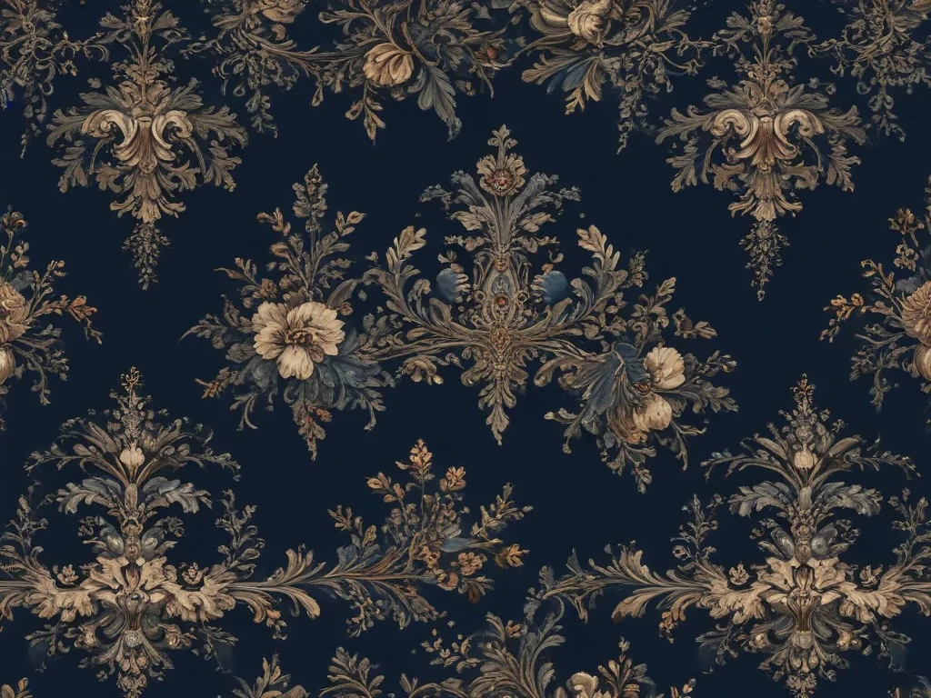 vintage dark blue aesthetic wallpaper