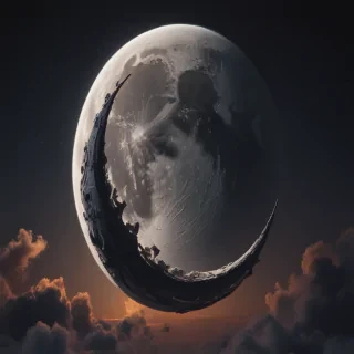 aesthetic crescent moon