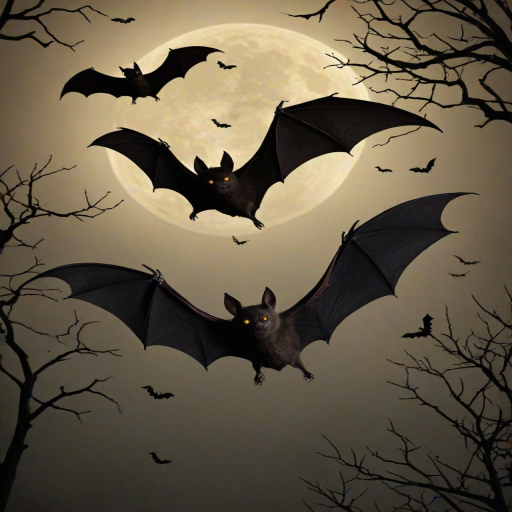 pictures of halloween bats
