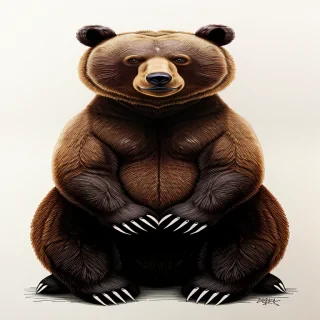 bear pic drawing