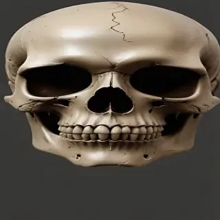 skull face png