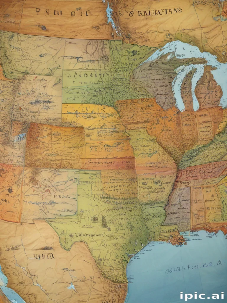 map of the usa states