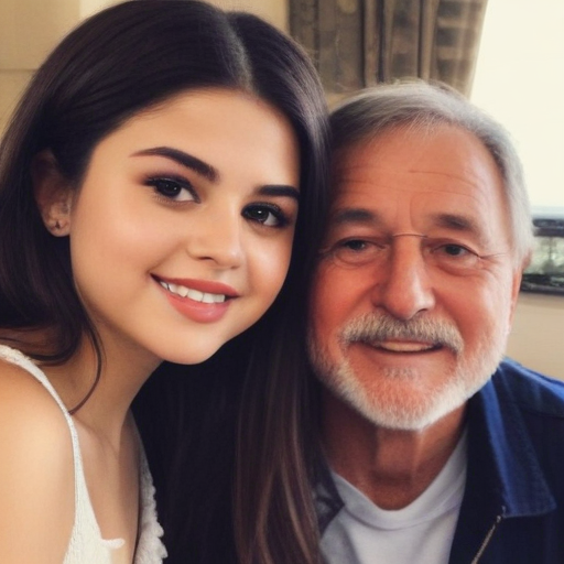 selena gomez and dad