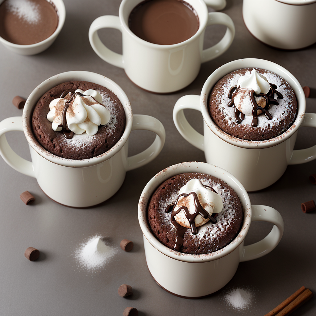 hot chocolate mix mug cake