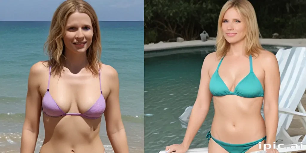 Kirsten Bell in bikini