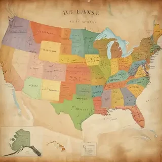 map of usa