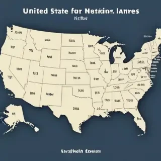 united states map with state names