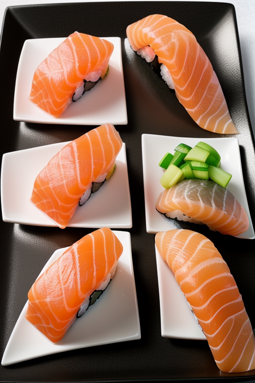 how salmon is served in nigiri sushi nyt