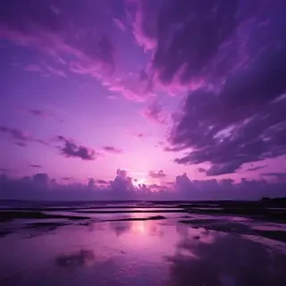 purple sky wallpaper