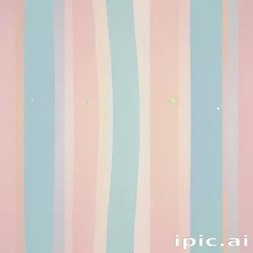 pastel coloured rainbow