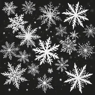 snow flakes png