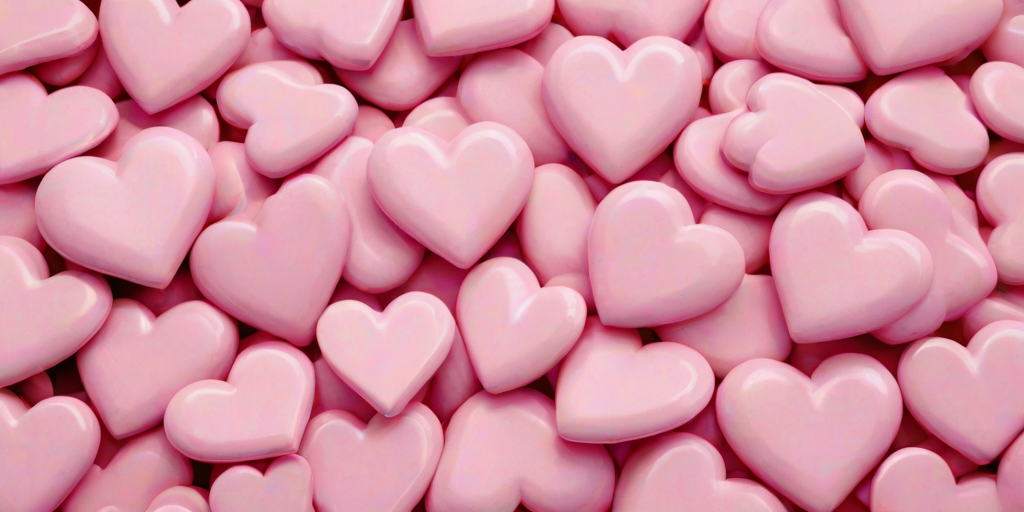 pink hearts png