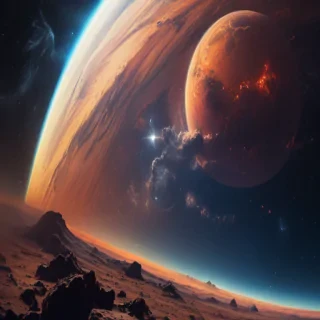 iphone space wallpaper