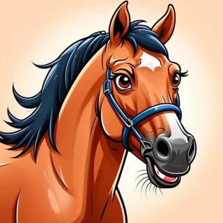 picture of horse cartoon