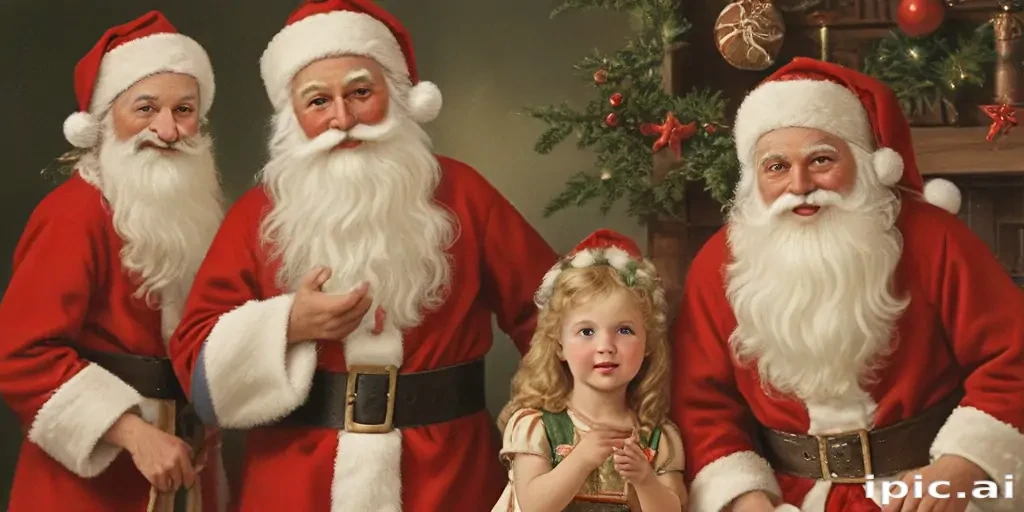 vintage santa images